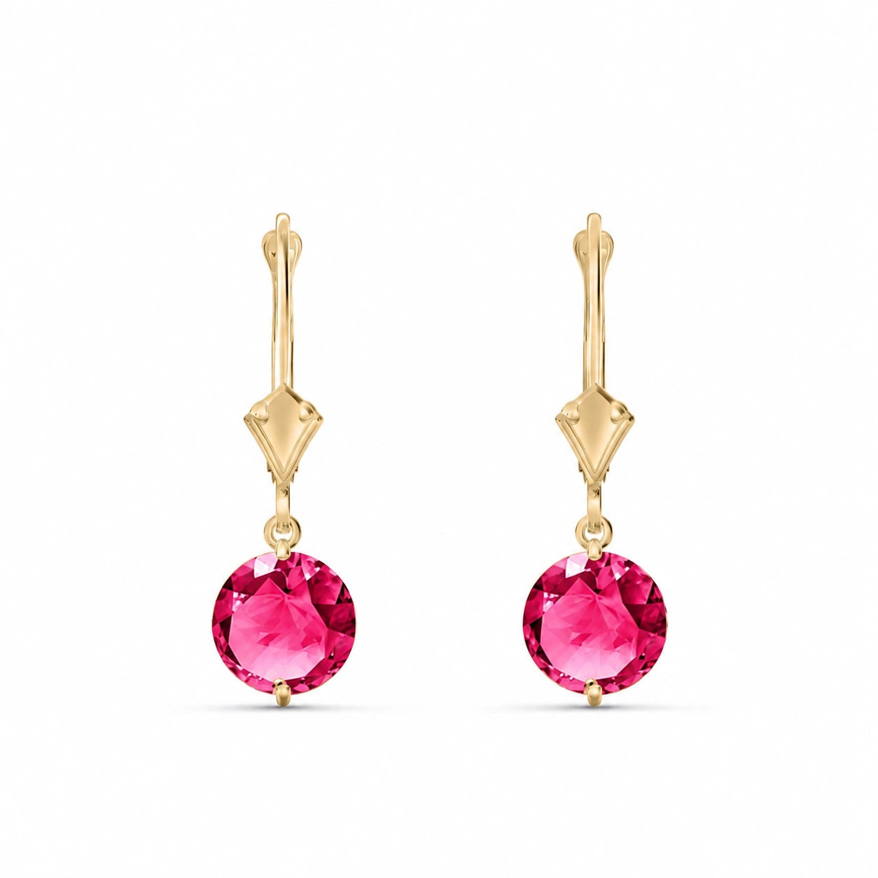 Yellow Gold Pink Topaz — Mariabrunella