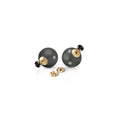 Yellow Gold Earrings Pearl 10K — Dafne