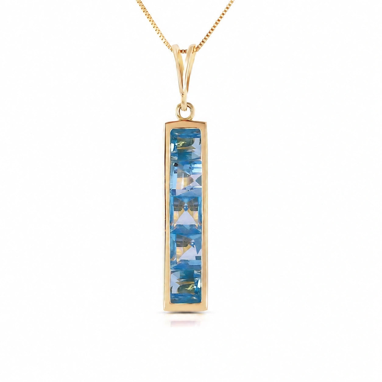 Yellow Gold Necklace Citrine 10K — Giulietta