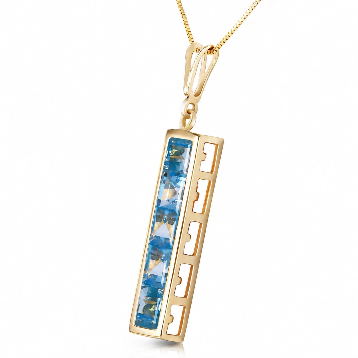 Yellow Gold Necklace Citrine 10K — Giulietta