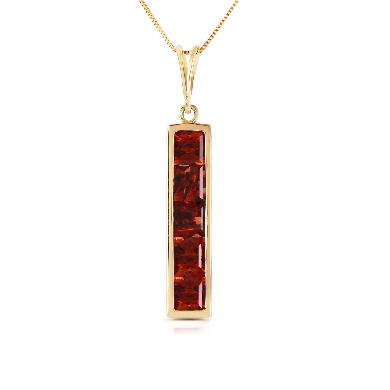 Yellow Gold Necklace Peridot 10K — Giulietta