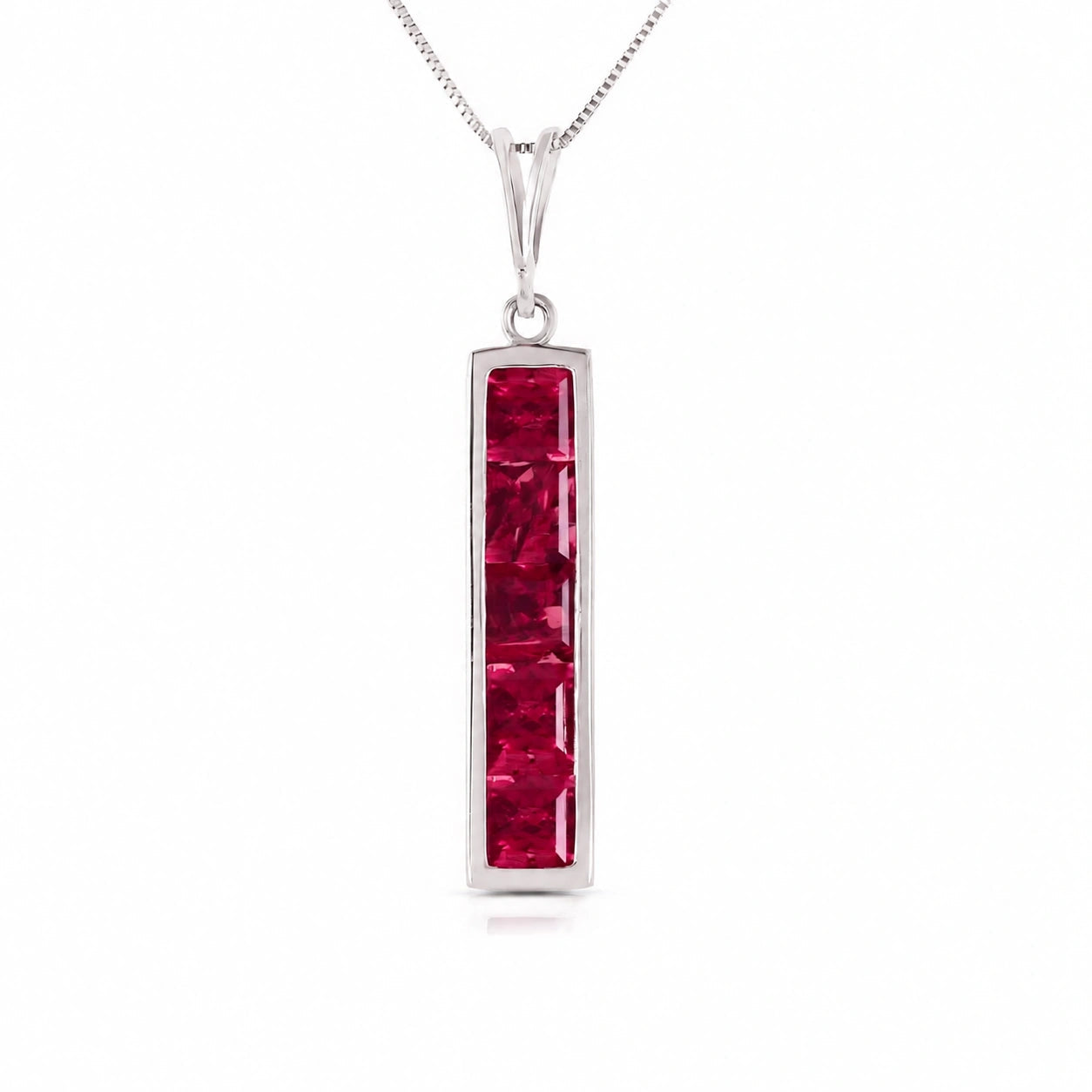White Gold Necklace White Topaz 10K — Giulietta