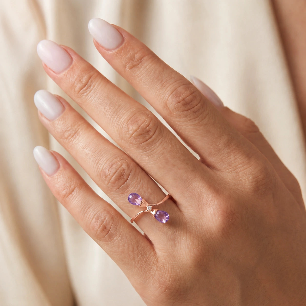 Rose Gold Amethyst & Diamond — Ippolita
