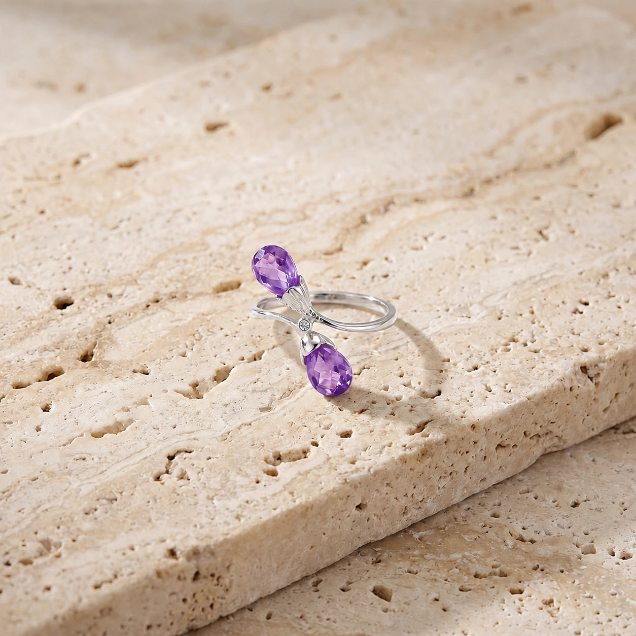 White Gold Amethyst & Diamond — Ippolita