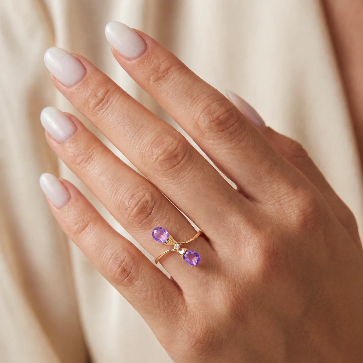 Yellow Gold Amethyst & Diamond — Ippolita