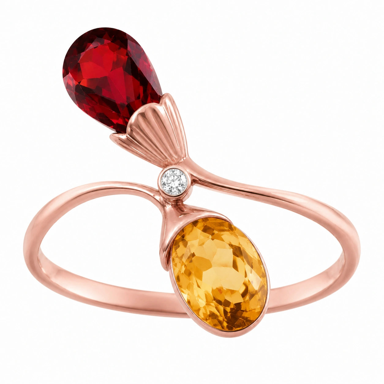 Rose Gold Citrine & Diamond & Garnet — Ippolita