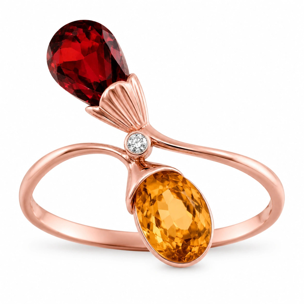 Rose Gold Citrine & Diamond & Garnet — Ippolita