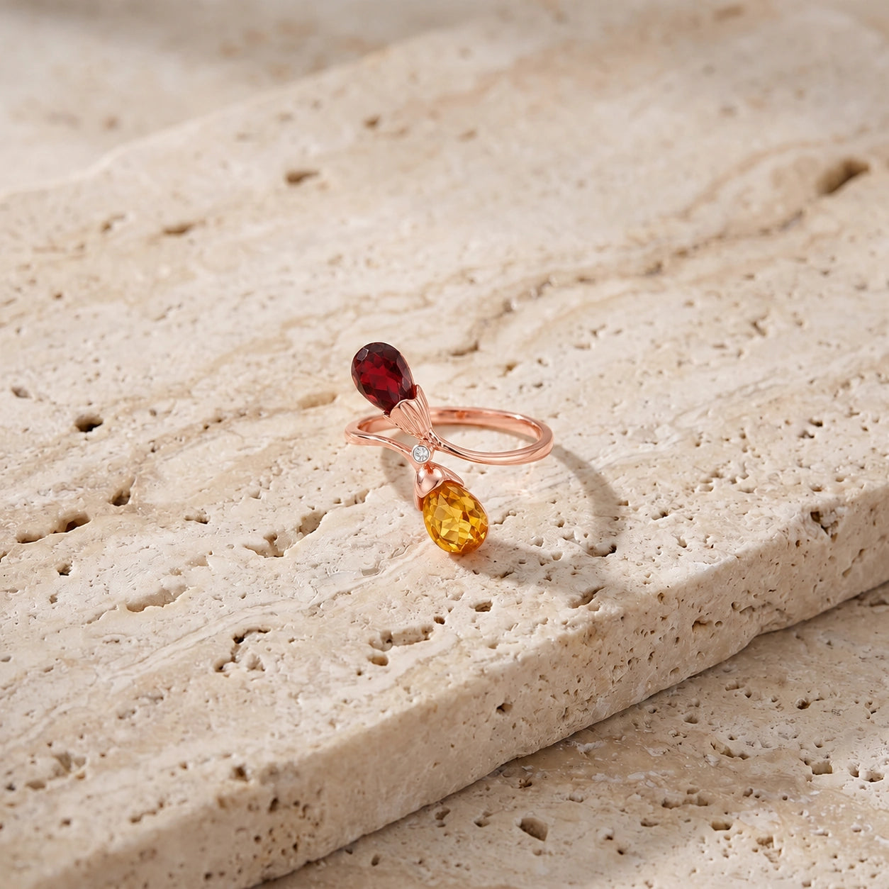 Rose Gold Citrine & Diamond & Garnet — Ippolita