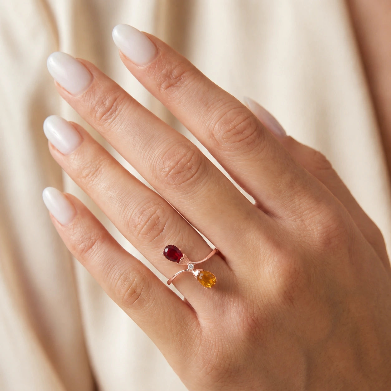 Rose Gold Citrine & Diamond & Garnet — Ippolita