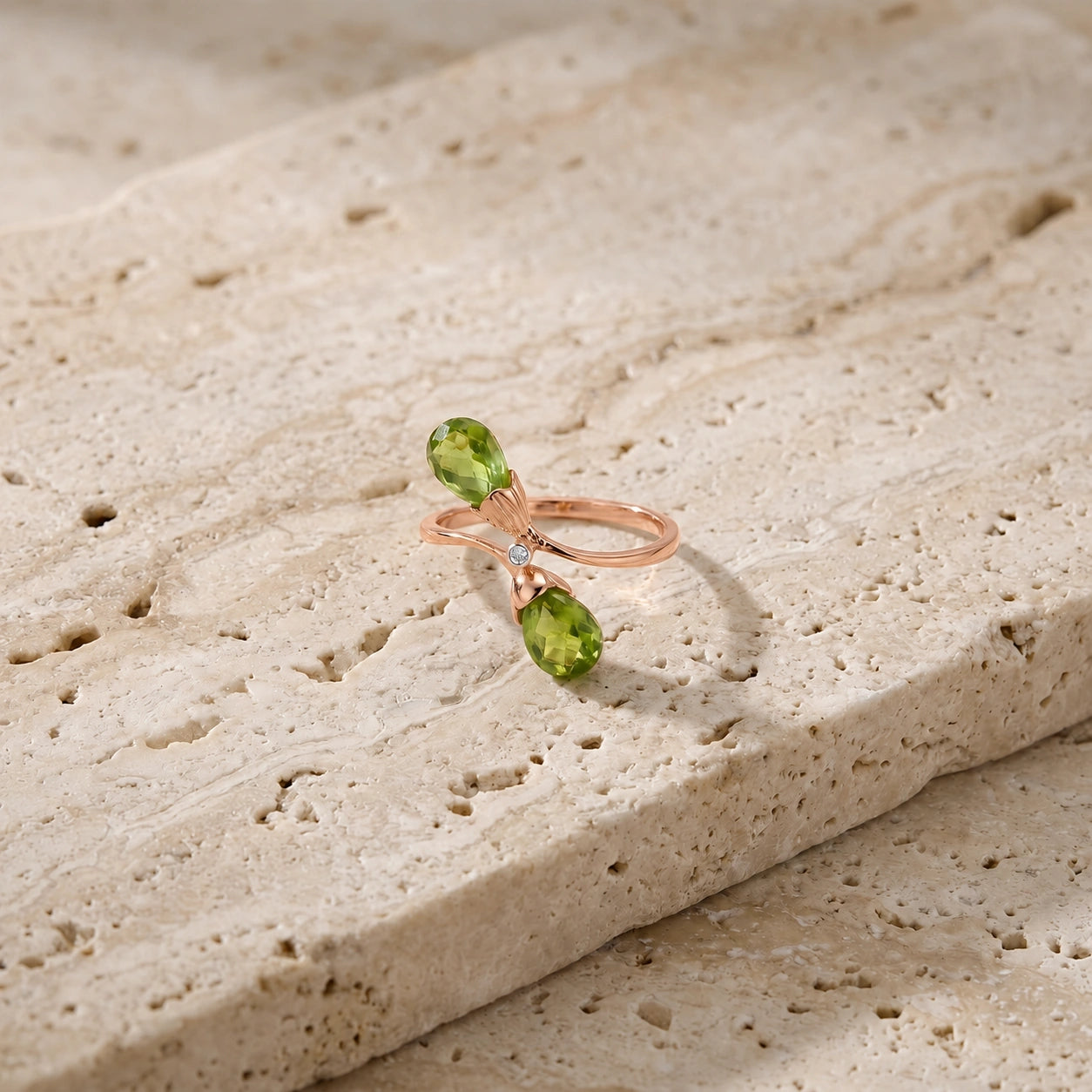 Rose Gold Peridot & Diamond — Ippolita
