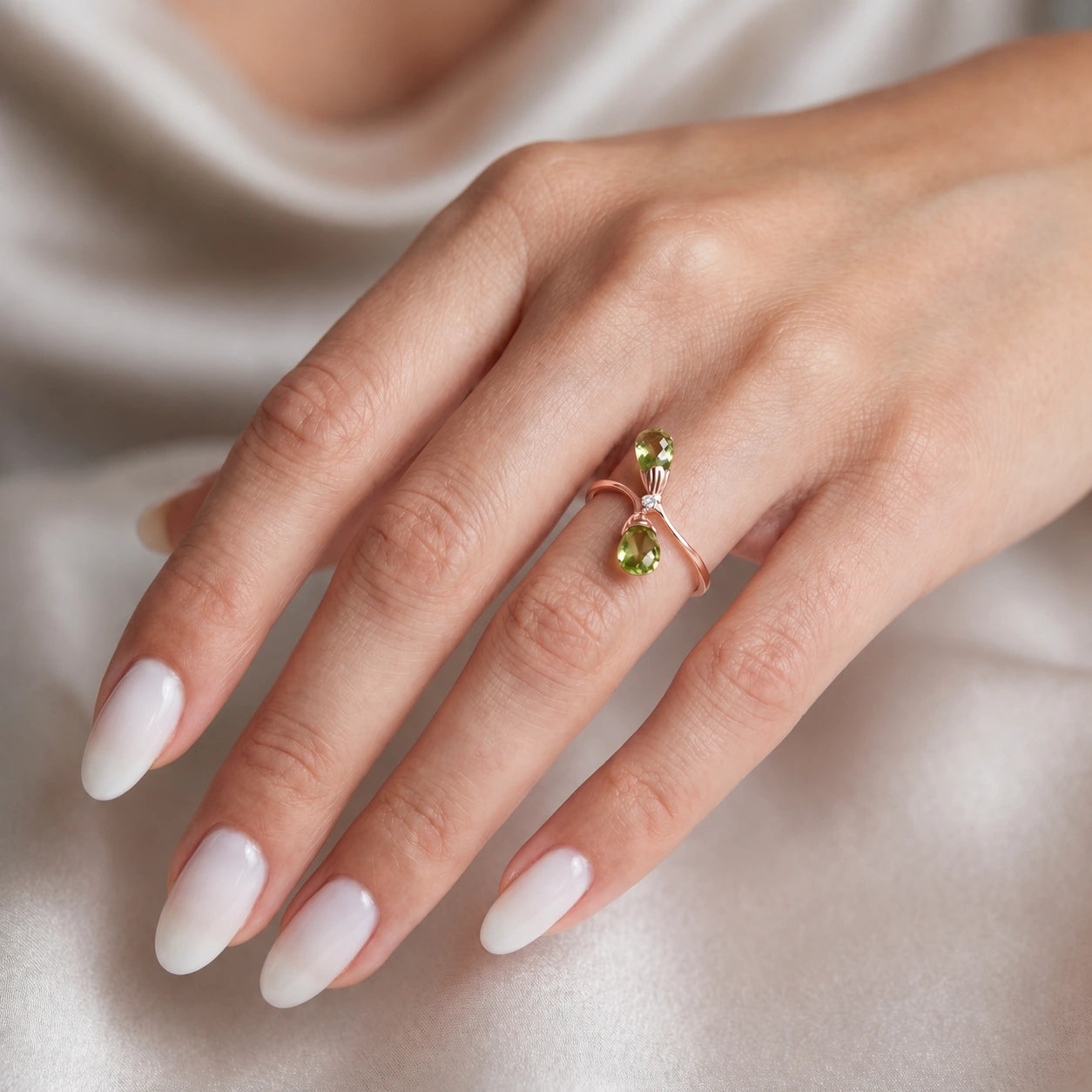 Rose Gold Peridot & Diamond — Ippolita