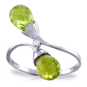 White Gold Peridot & Diamond — Ippolita