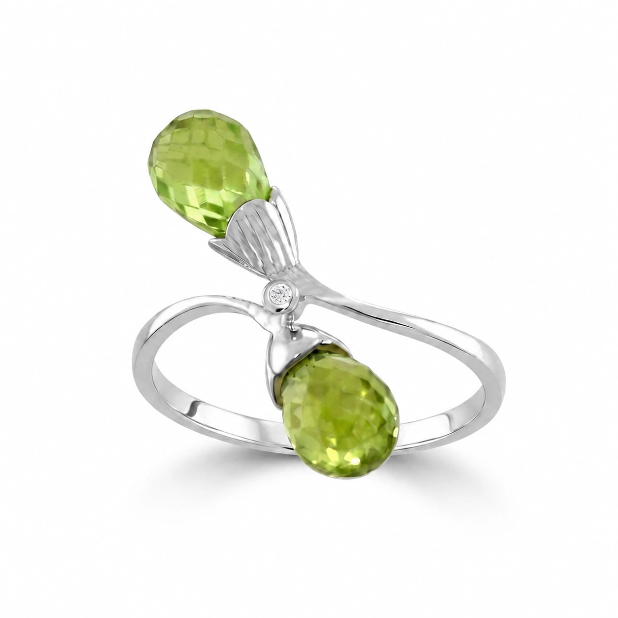 White Gold Peridot & Diamond — Ippolita