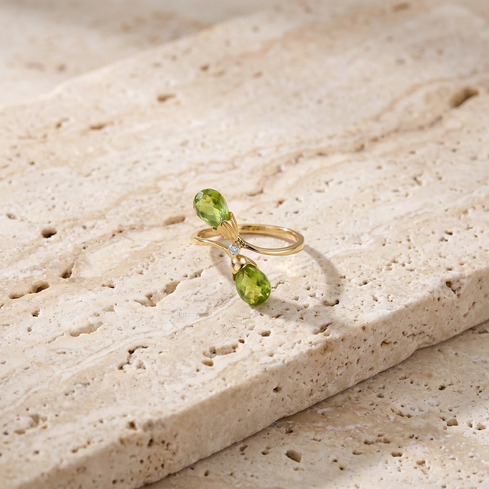 Yellow Gold Peridot & Diamond — Ippolita