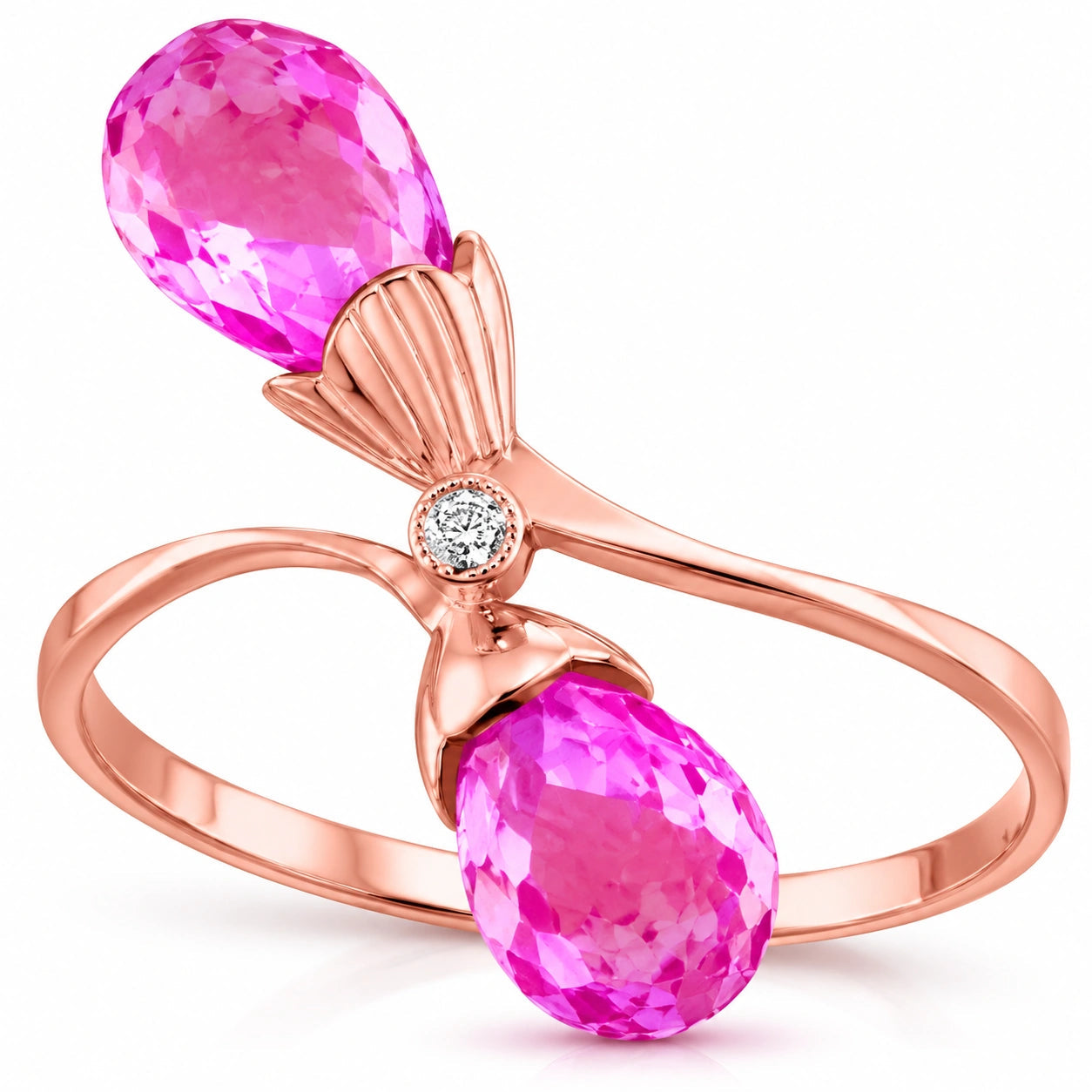 Rose Gold Pink Topaz & Diamond — Ippolita