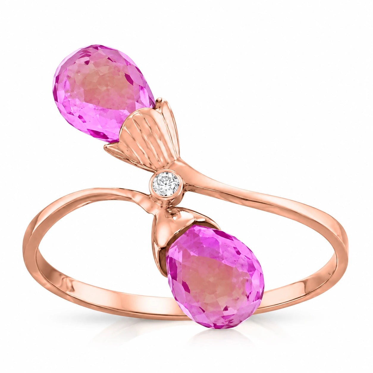 Rose Gold Pink Topaz & Diamond — Ippolita