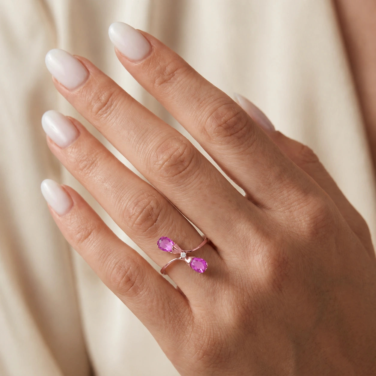 Rose Gold Pink Topaz & Diamond — Ippolita