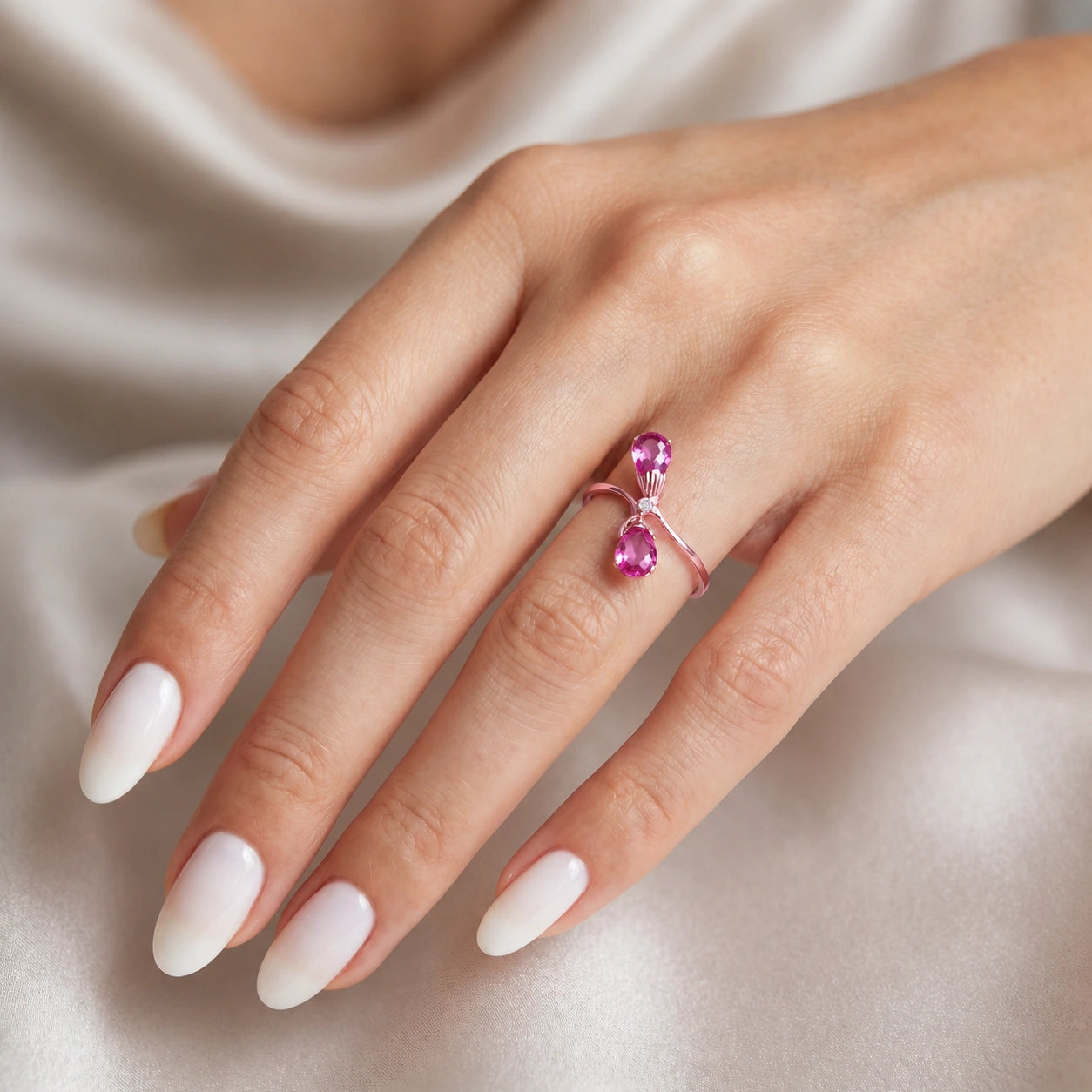 Rose Gold Pink Topaz & Diamond — Ippolita