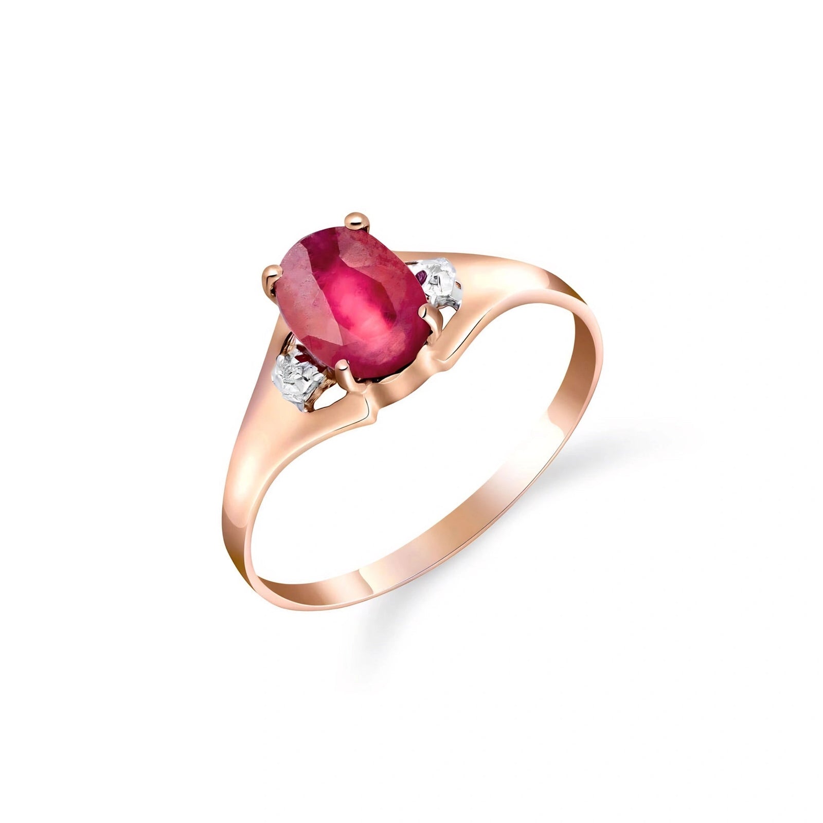 Rose Gold Diamond & Ruby — Irene
