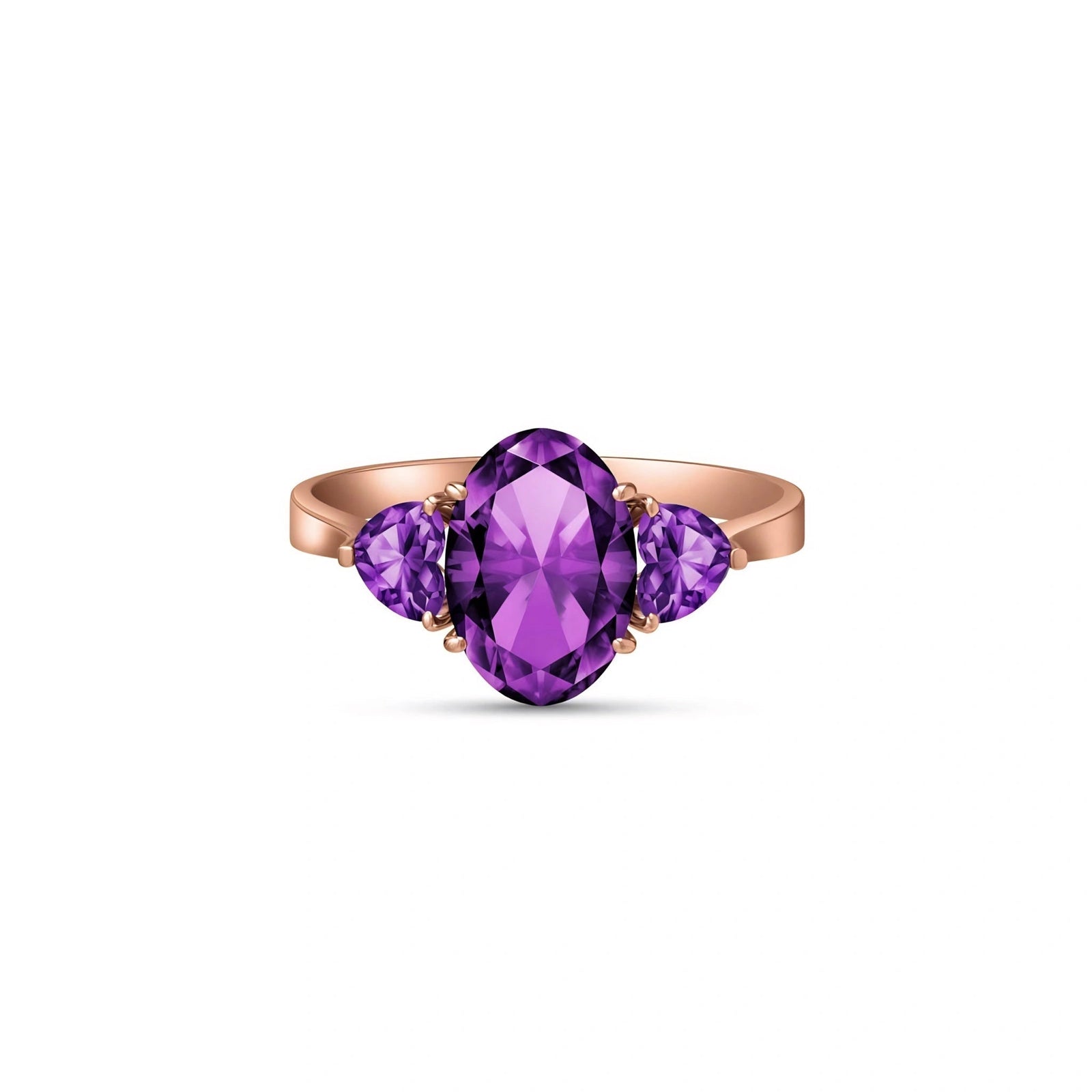 Rose Gold Amethyst — Cecilia