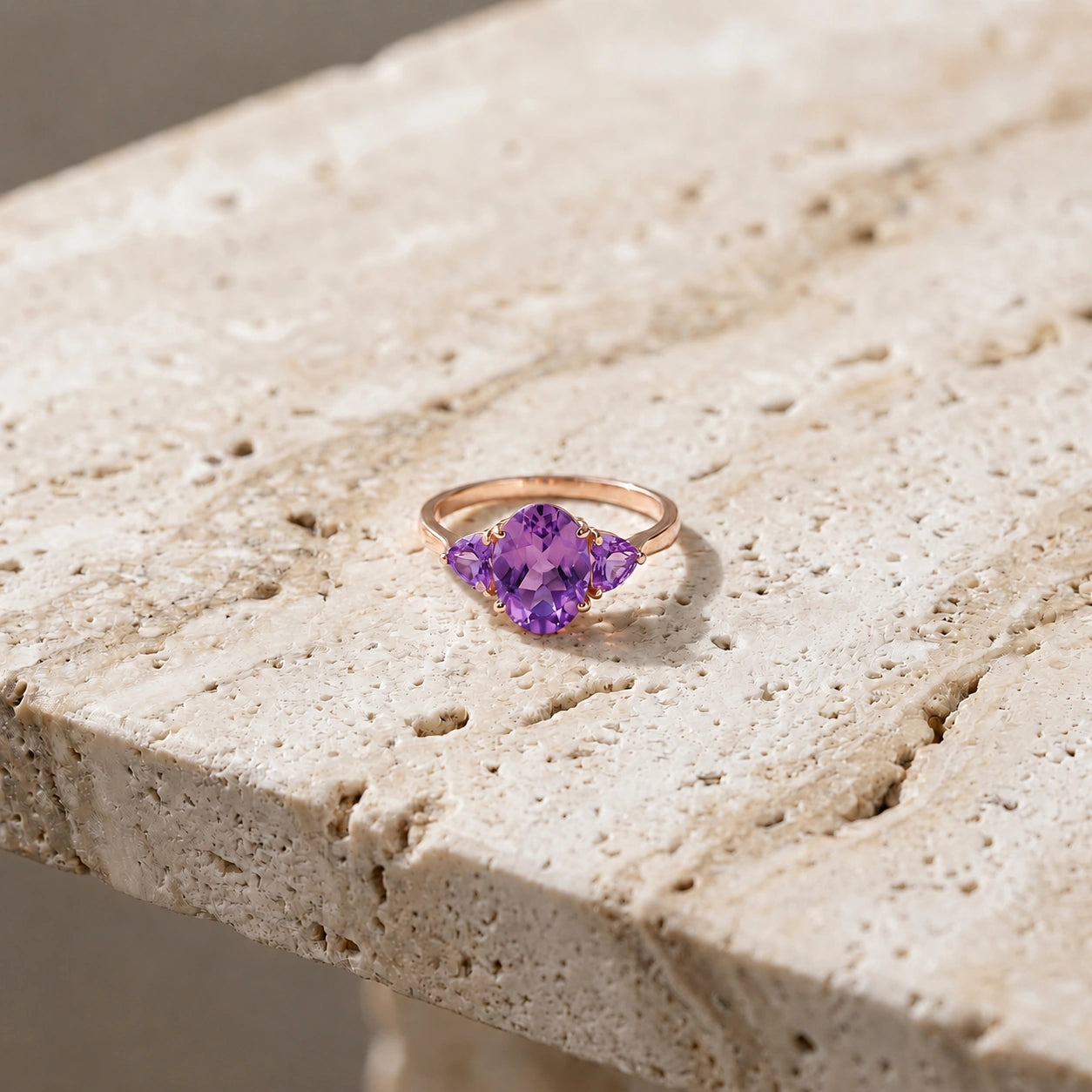 Rose Gold Amethyst — Cecilia