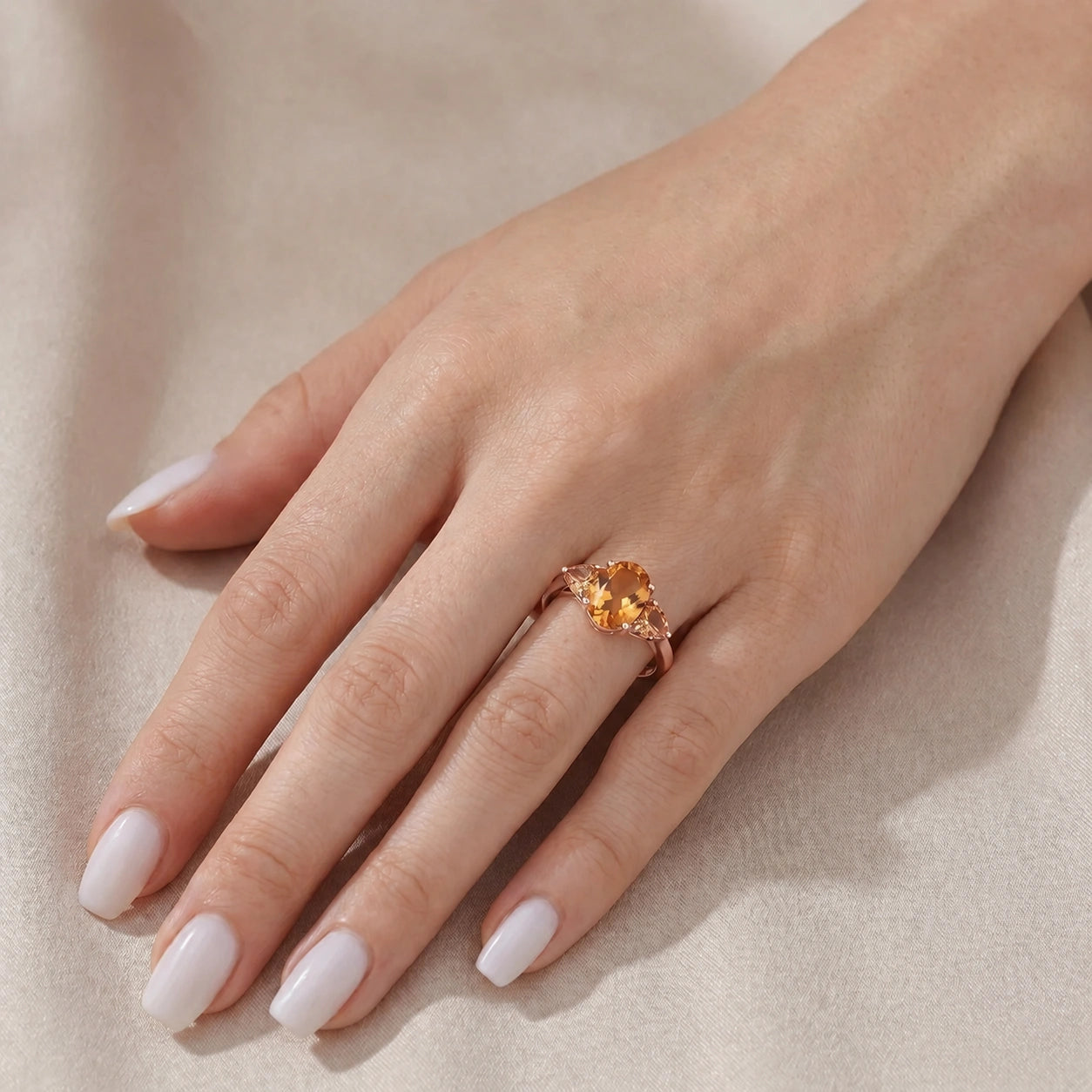 Rose Gold Citrine — Cecilia
