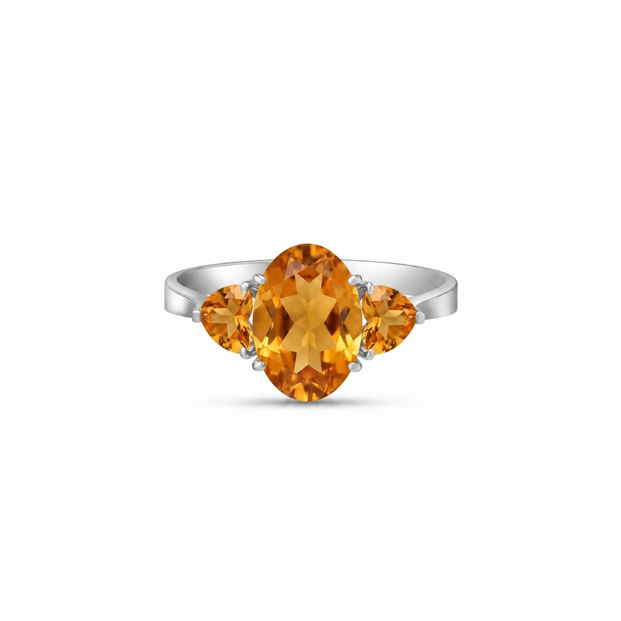White Gold Citrine — Cecilia
