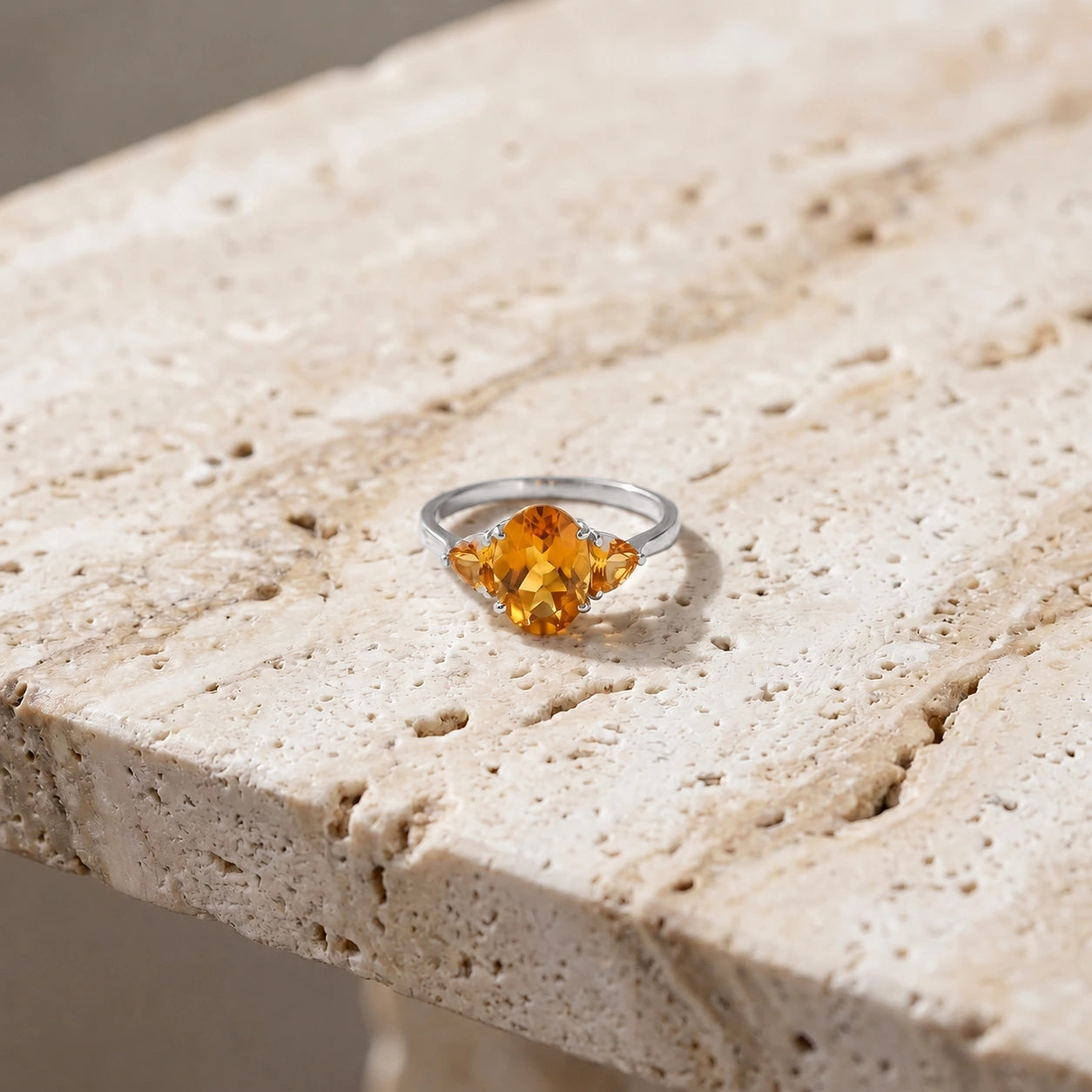 White Gold Citrine — Cecilia