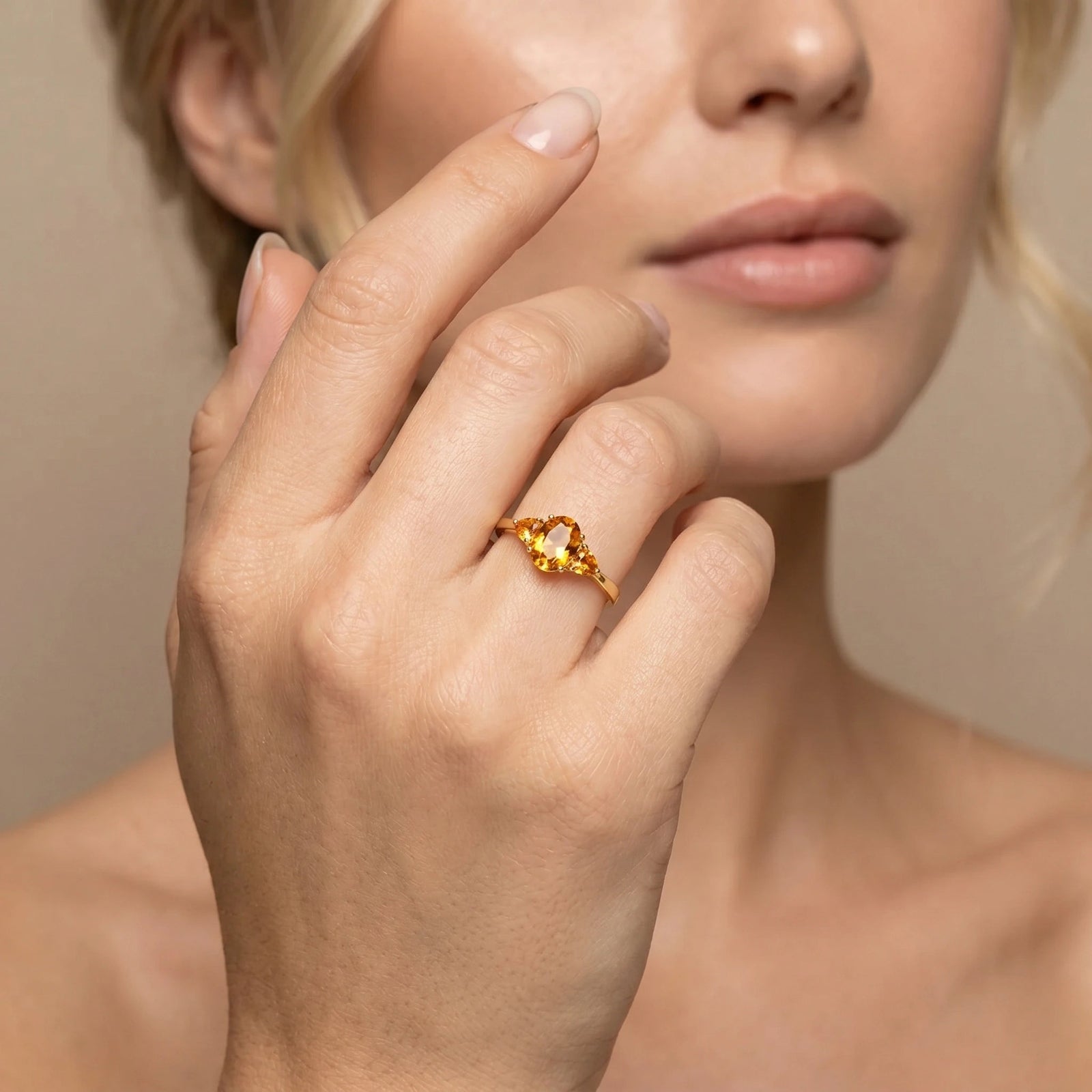 Yellow Gold Citrine — Cecilia