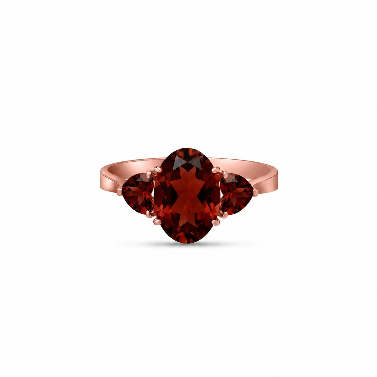Rose Gold Garnet — Cecilia