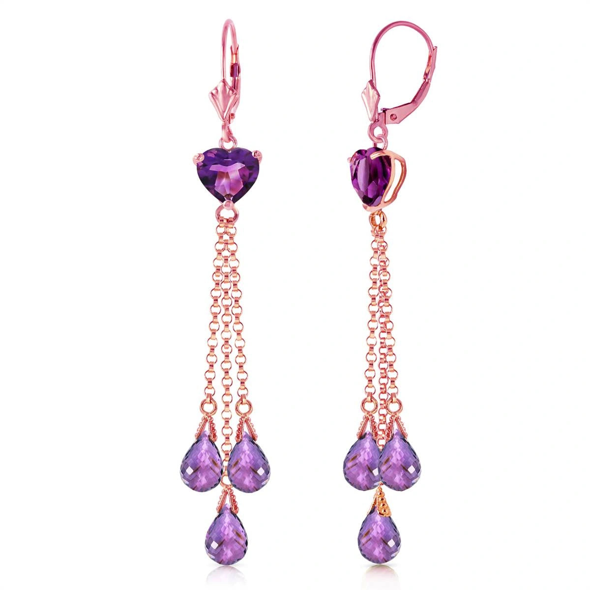 Rose Gold Amethyst — Mariadolores