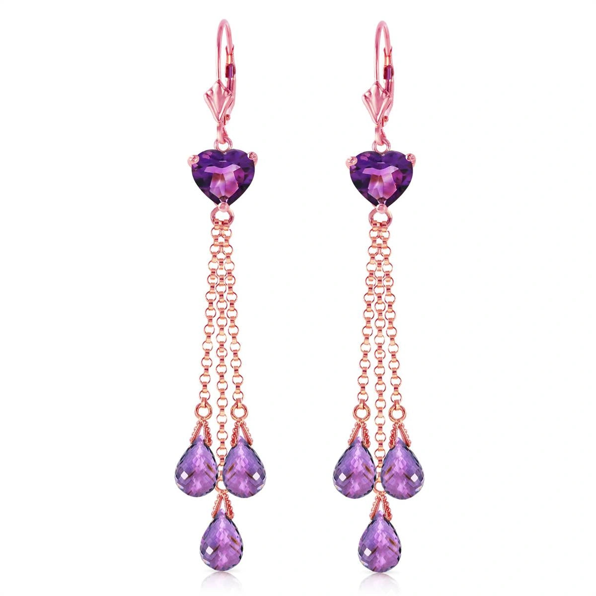 Rose Gold Amethyst — Mariadolores