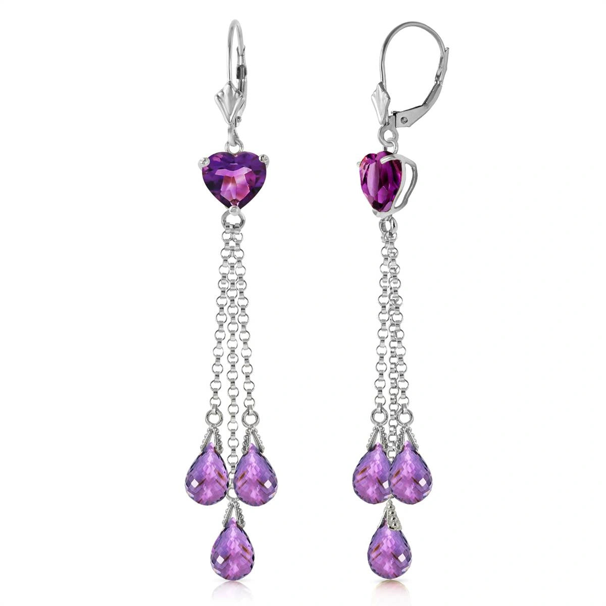 White Gold Amethyst — Mariadolores