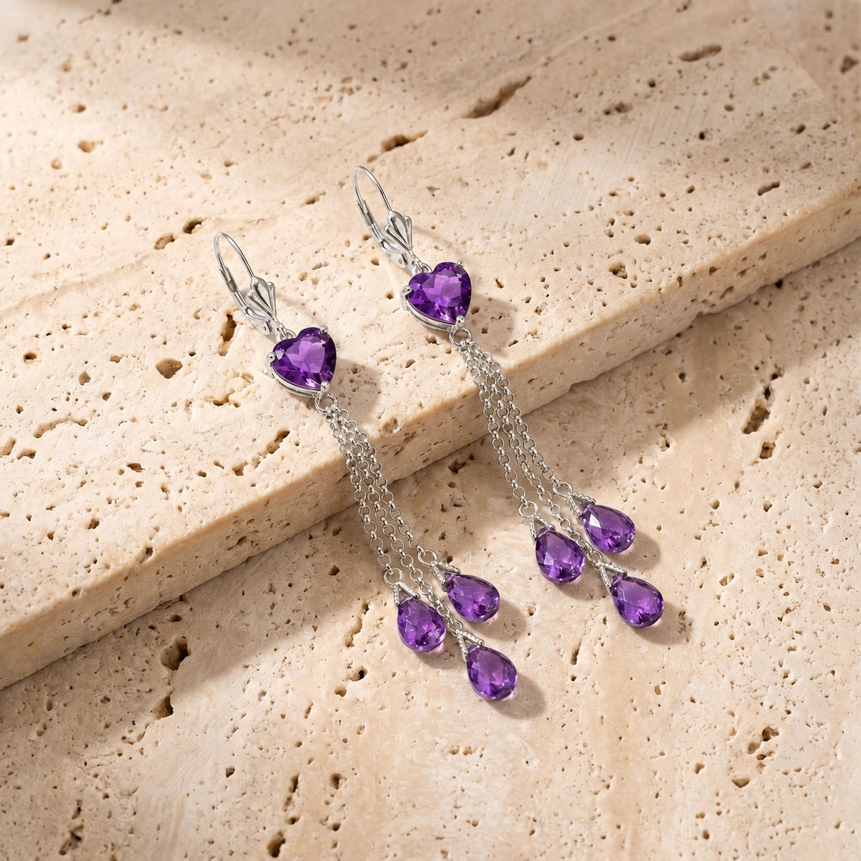 White Gold Amethyst — Mariadolores