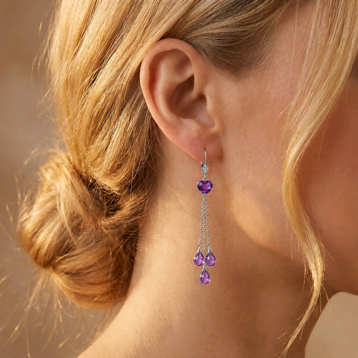 White Gold Amethyst — Mariadolores