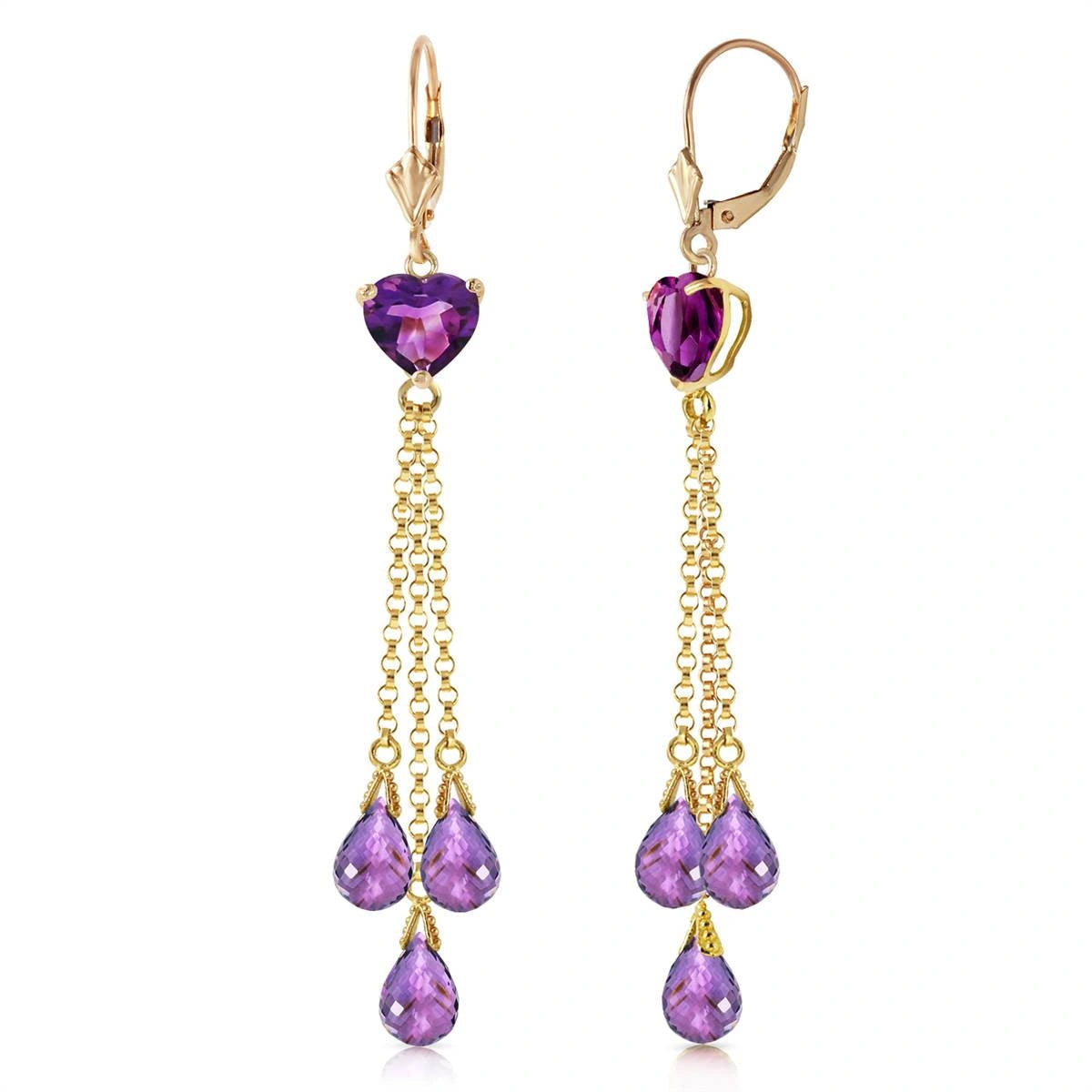 Yellow Gold Amethyst — Mariadolores