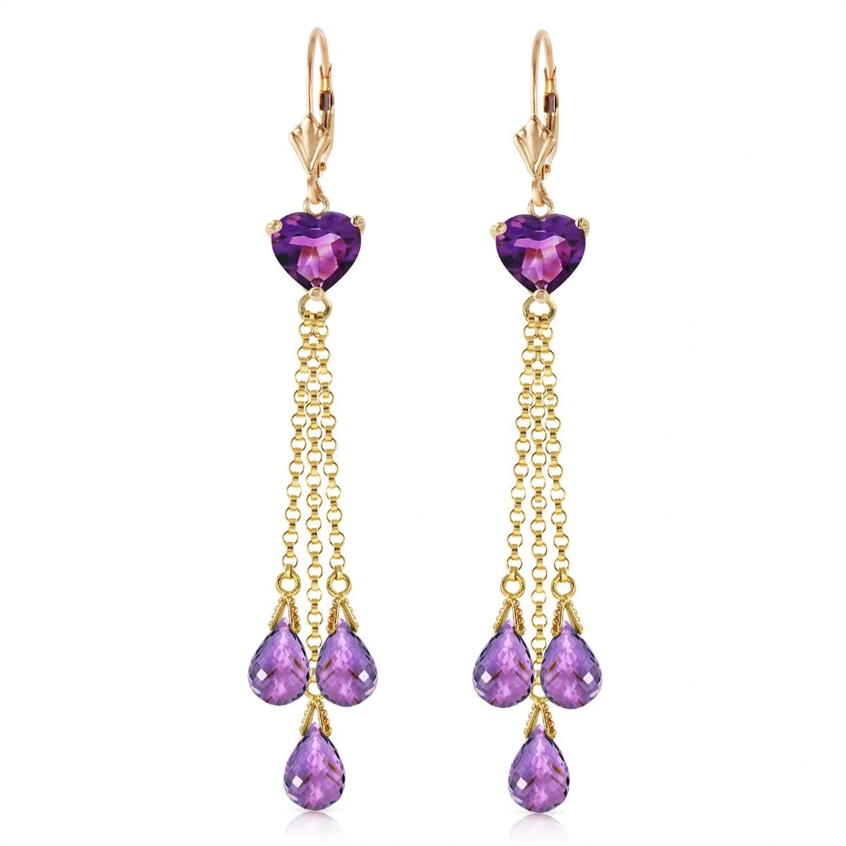 Yellow Gold Amethyst — Mariadolores