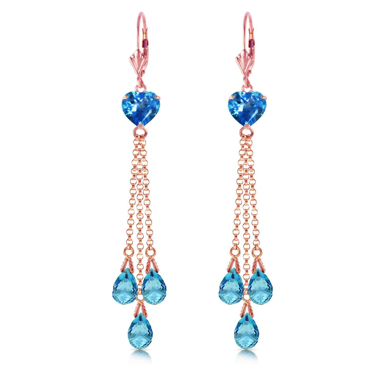 Rose Gold Blue Topaz — Mariadolores