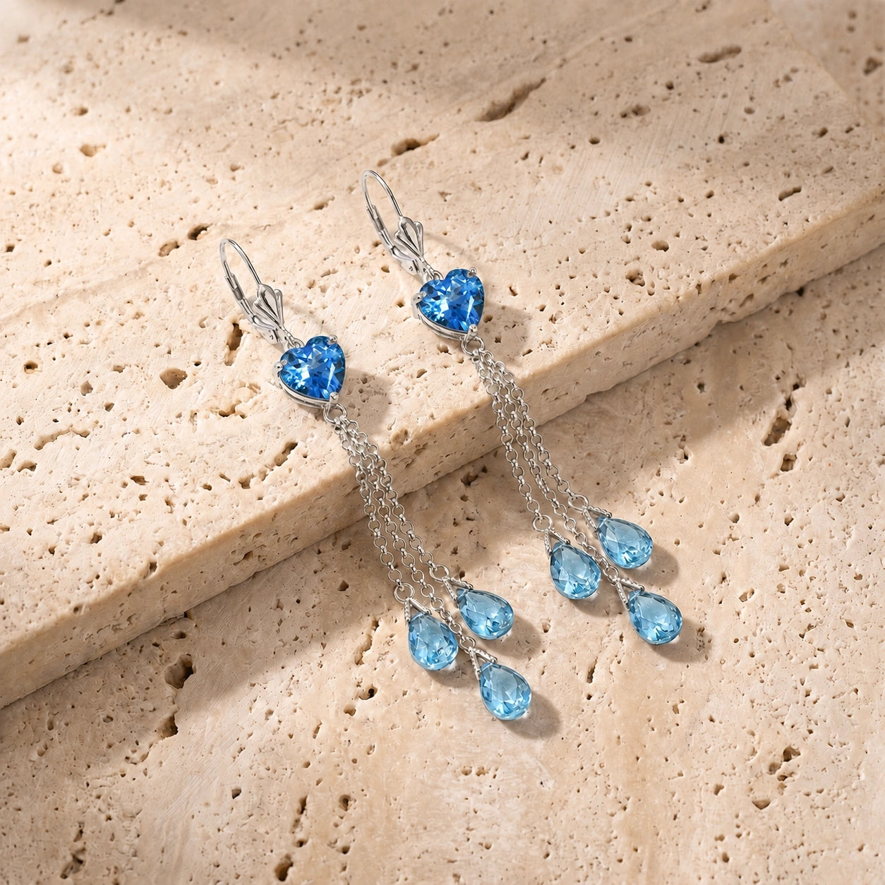 White Gold Blue Topaz — Mariadolores