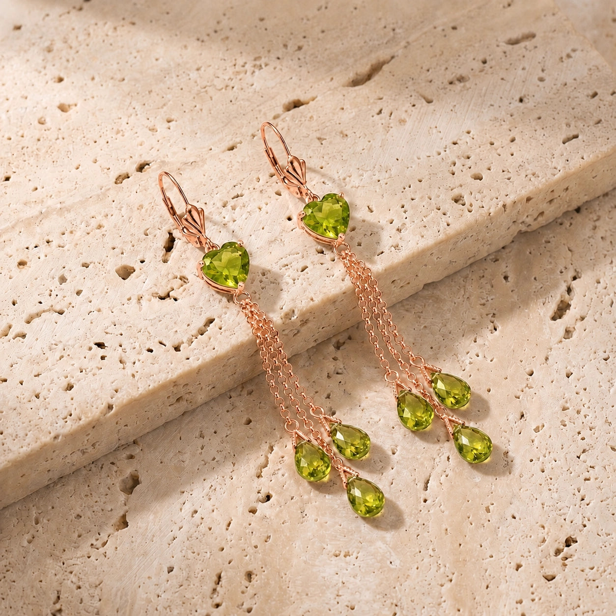 Rose Gold Peridot — Mariadolores