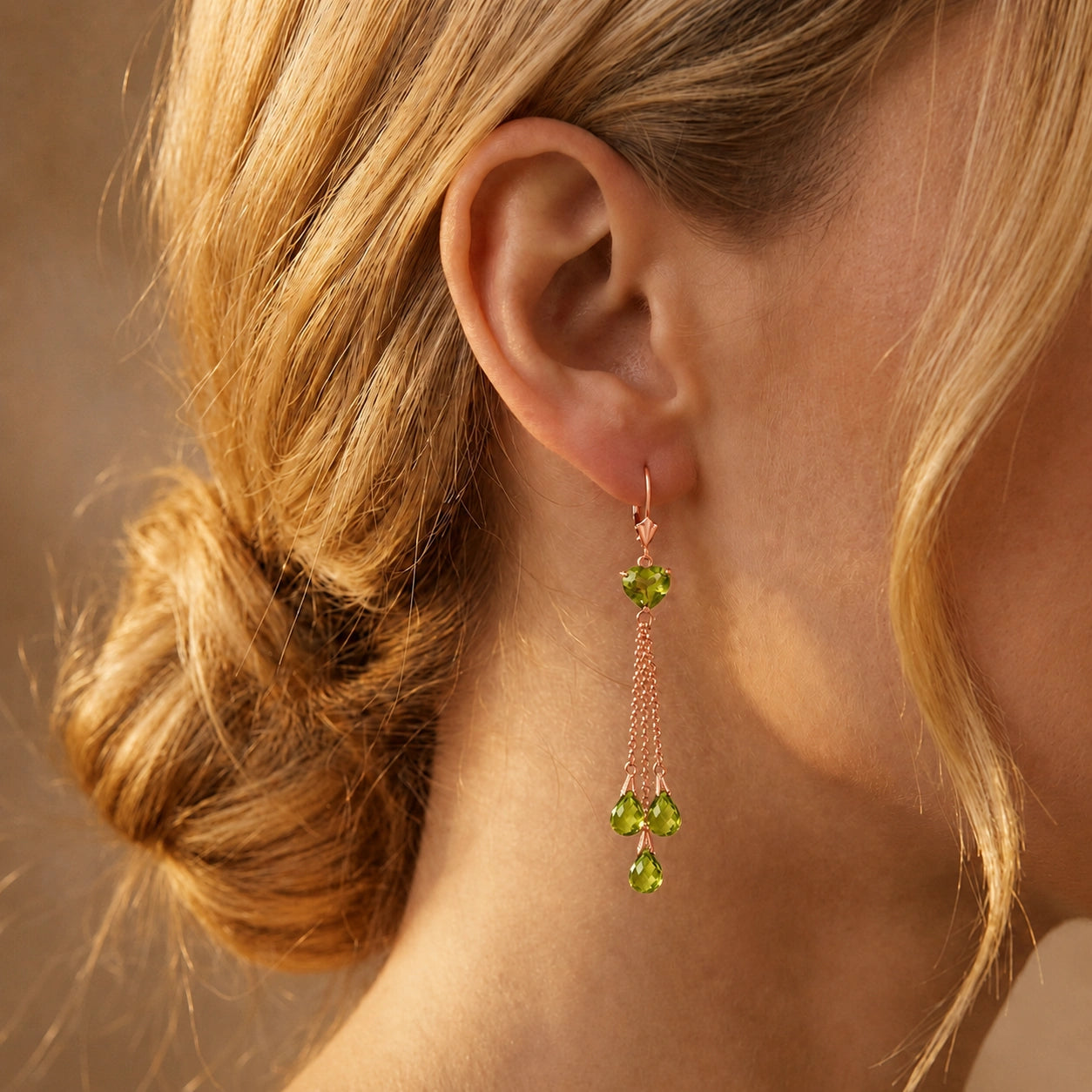 Rose Gold Peridot — Mariadolores