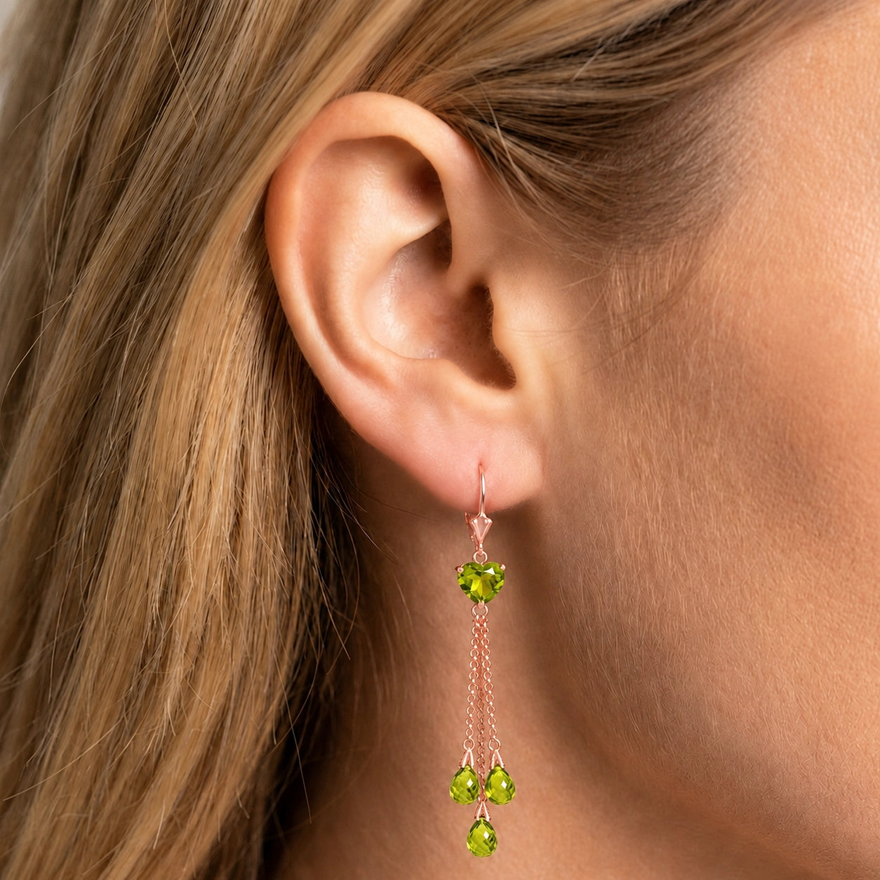 Rose Gold Peridot — Mariadolores
