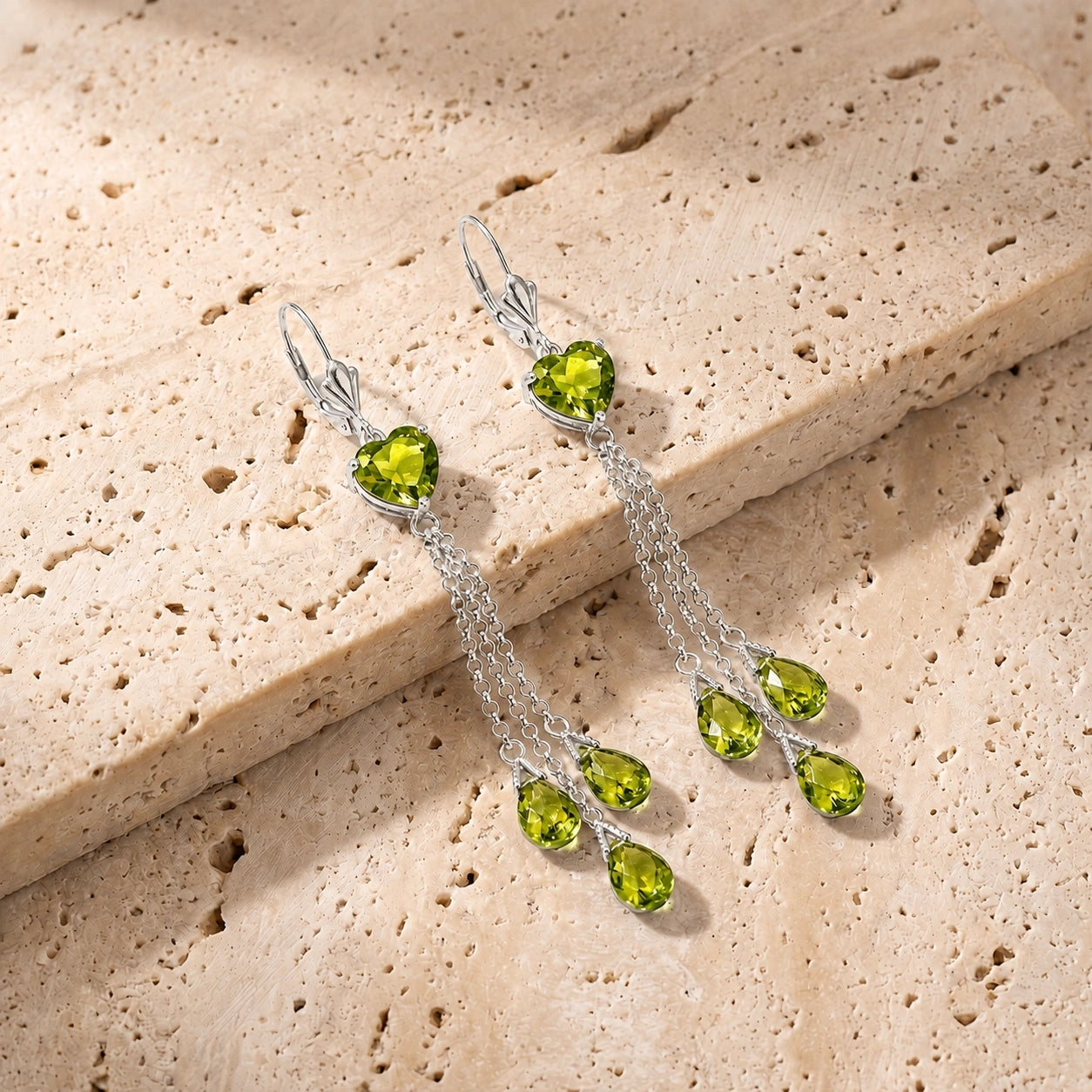White Gold Peridot — Mariadolores