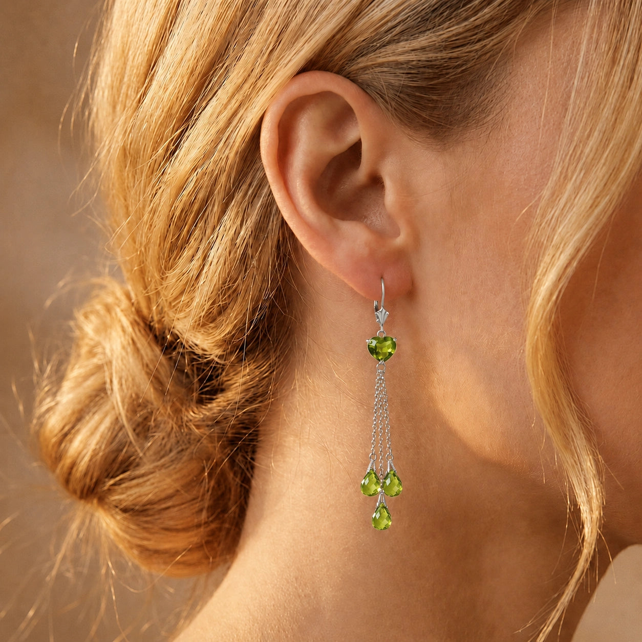 White Gold Peridot — Mariadolores