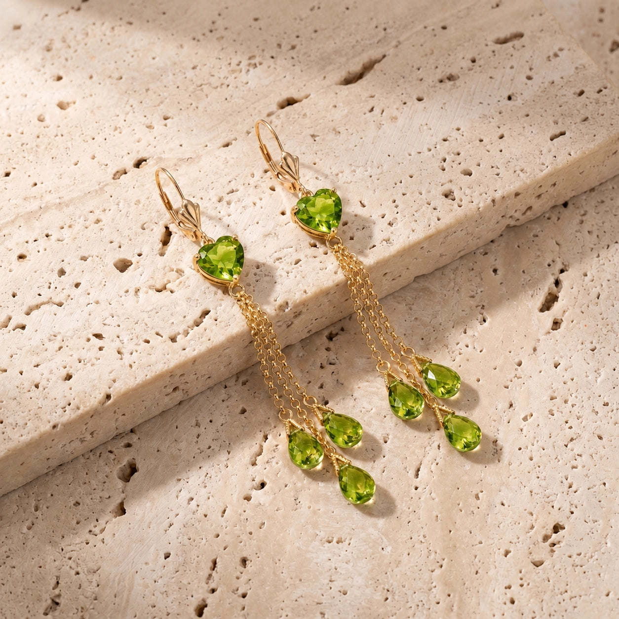 Yellow Gold Peridot — Mariadolores