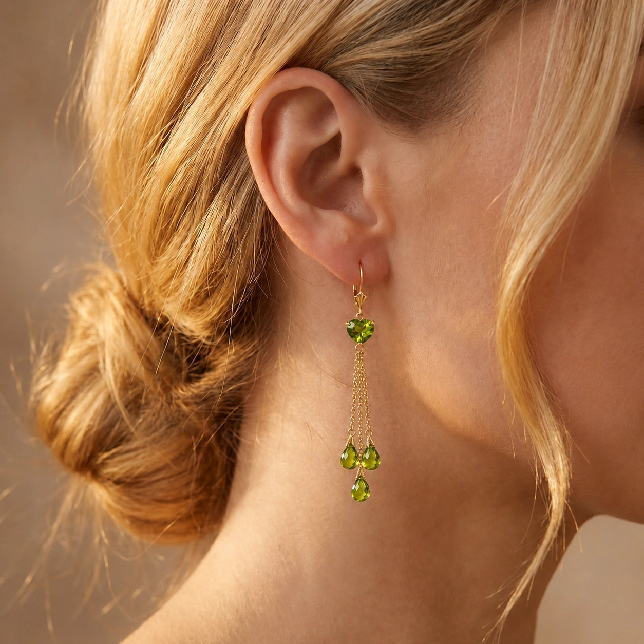 Yellow Gold Peridot — Mariadolores