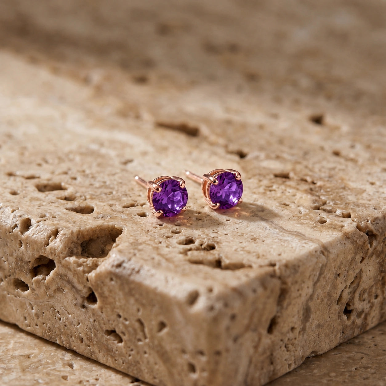 Rose Gold Amethyst — Isadora