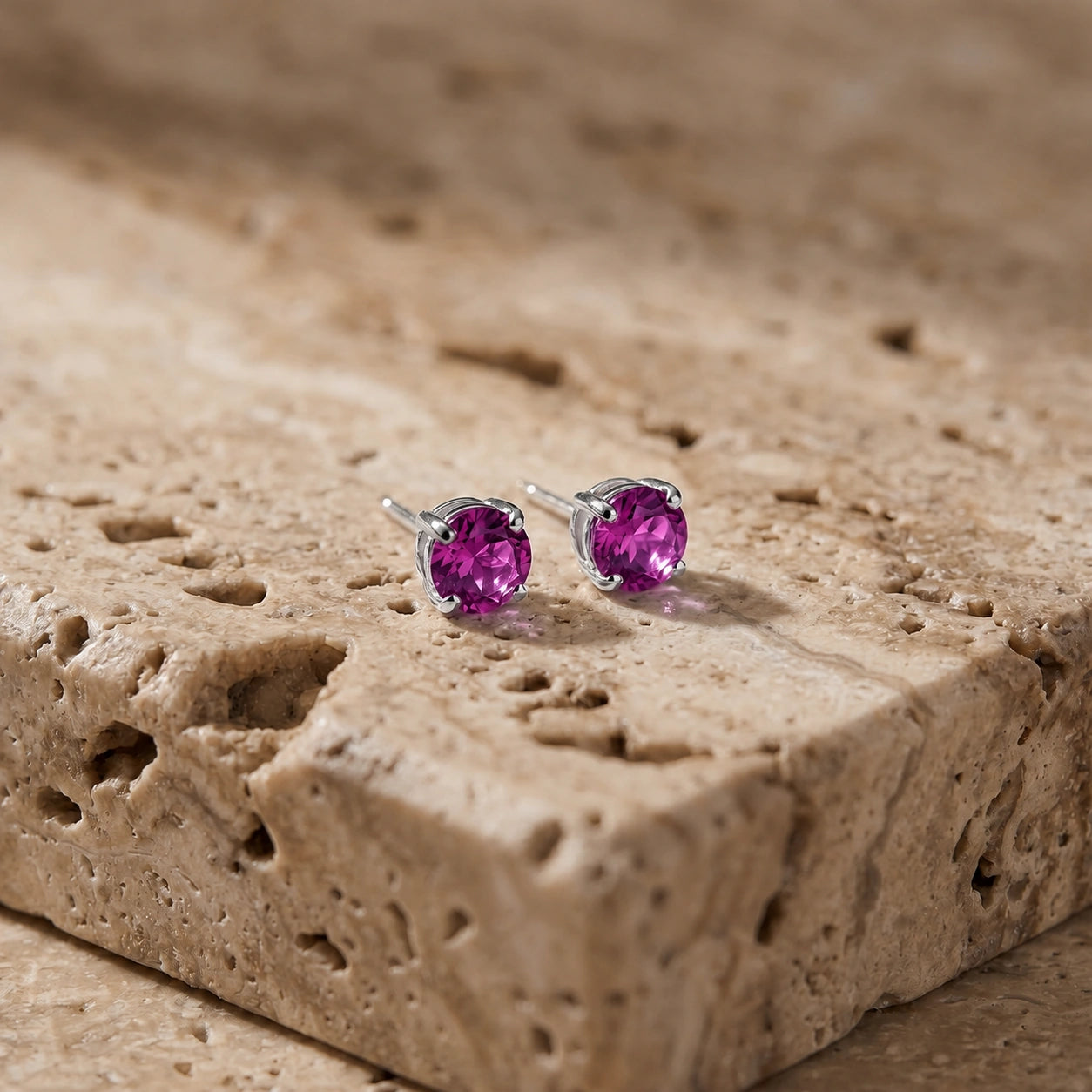White Gold Pink Topaz — Isadora