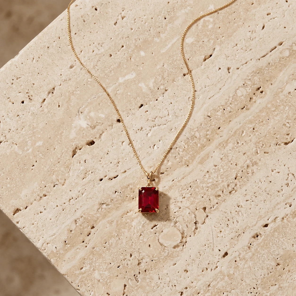 Yellow Gold Belle Necklace Amethyst 10K — Isaura
