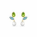 Yellow Gold Pearl & Peridot & Blue Topaz — Isodora